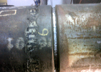 Tig root weld on oil field pipework